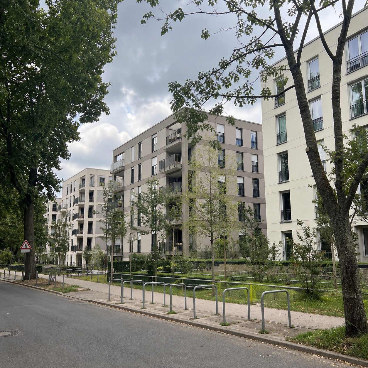 Quartier am Stadtgarten mit 52 Wohneinheiten in Frankfurt am Main