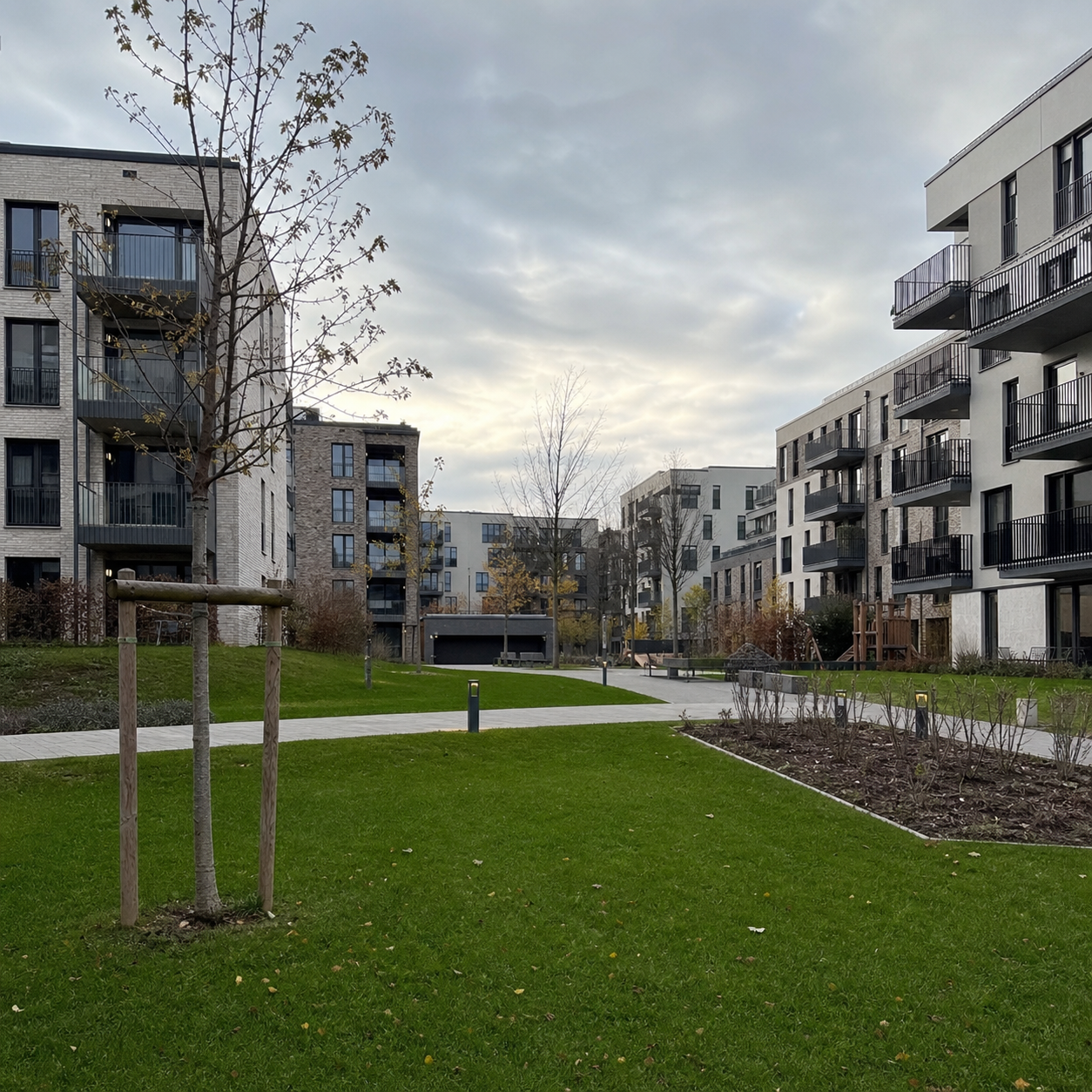 Quartier Neue Mitte mit 96 Wohneinheiten in Langen